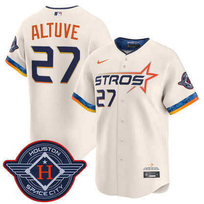 Men's Houston Astros 2025 City Connect Vapor Premier Limited Jersey - All Stitched