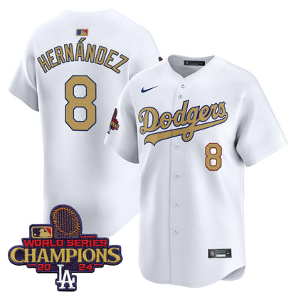 Men's Dodgers 2025 Gold Vapor Premier Limited Jersey - All Stitched