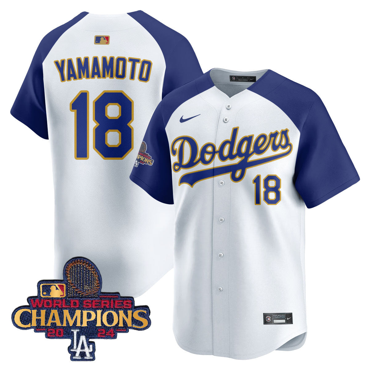 Men's Los Angeles Dodgers Gold 2025 Jersey - All Stitched