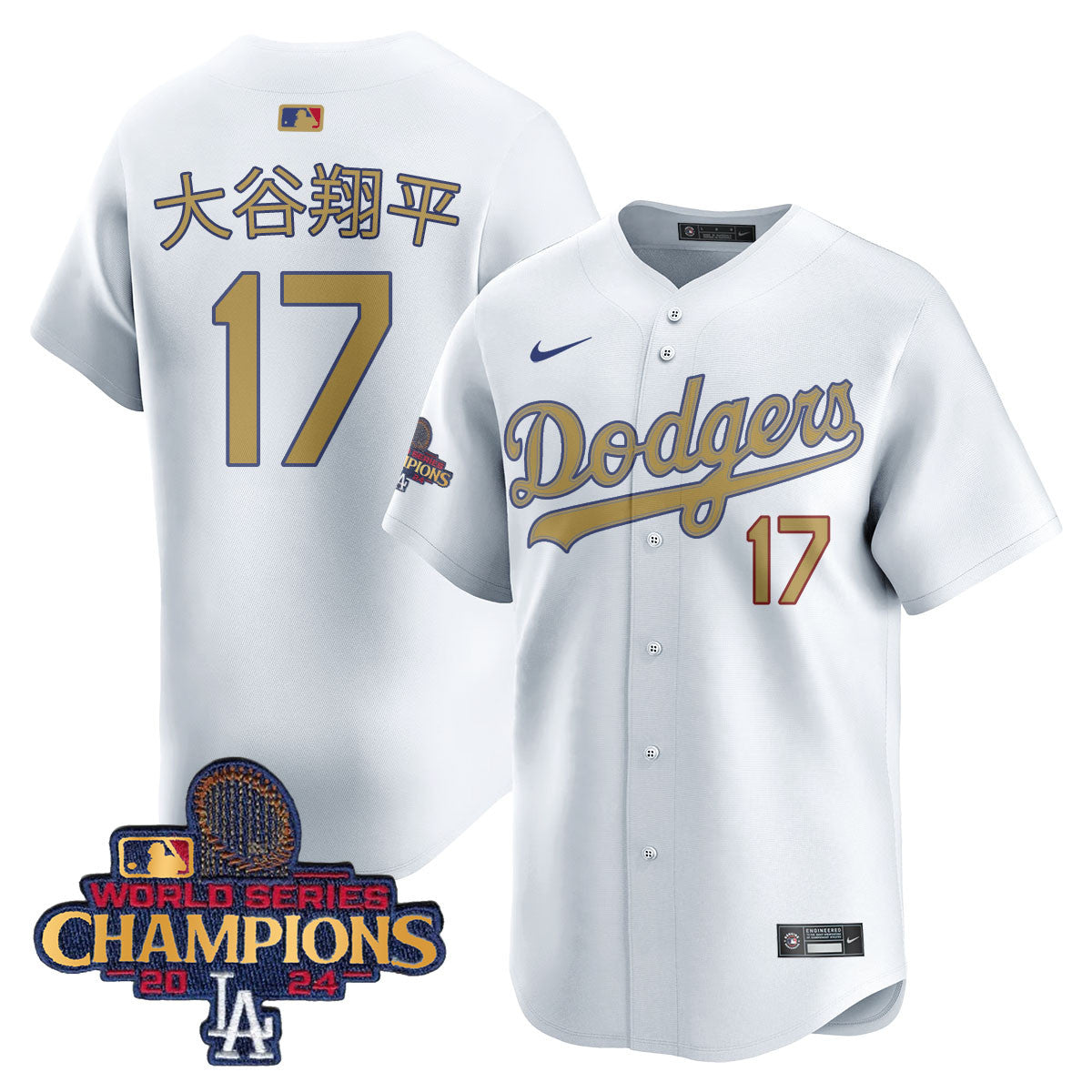 Men's Los Angeles Dodgers Gold 2025 Jersey - All Stitched
