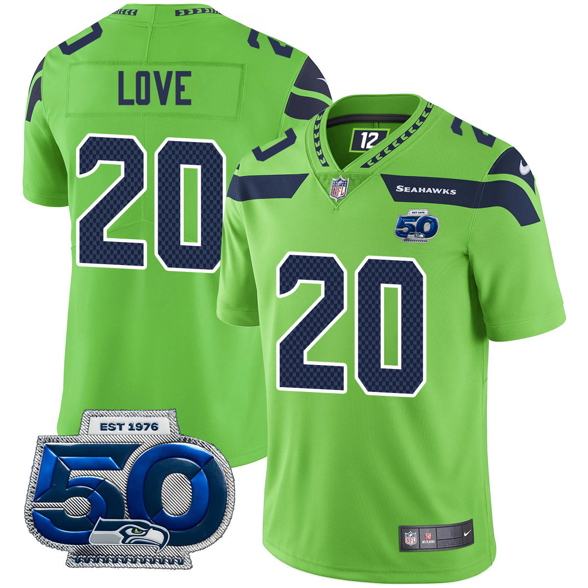 SEA 50th Season Vapor Limited Jersey - All Stitched