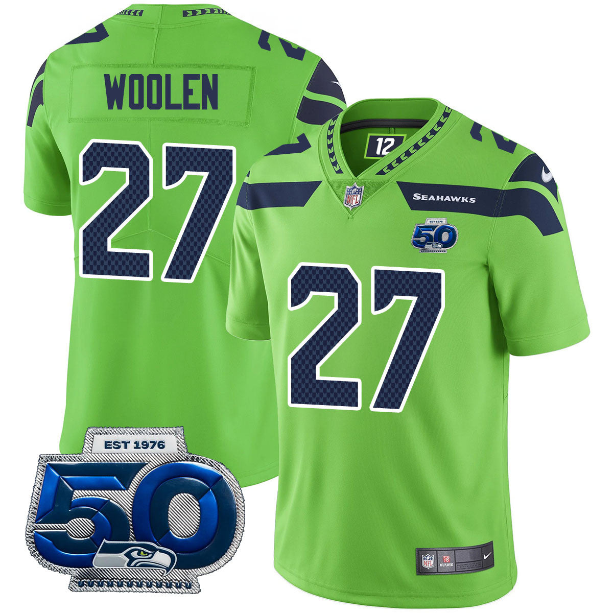 SEA 50th Season Vapor Limited Jersey - All Stitched