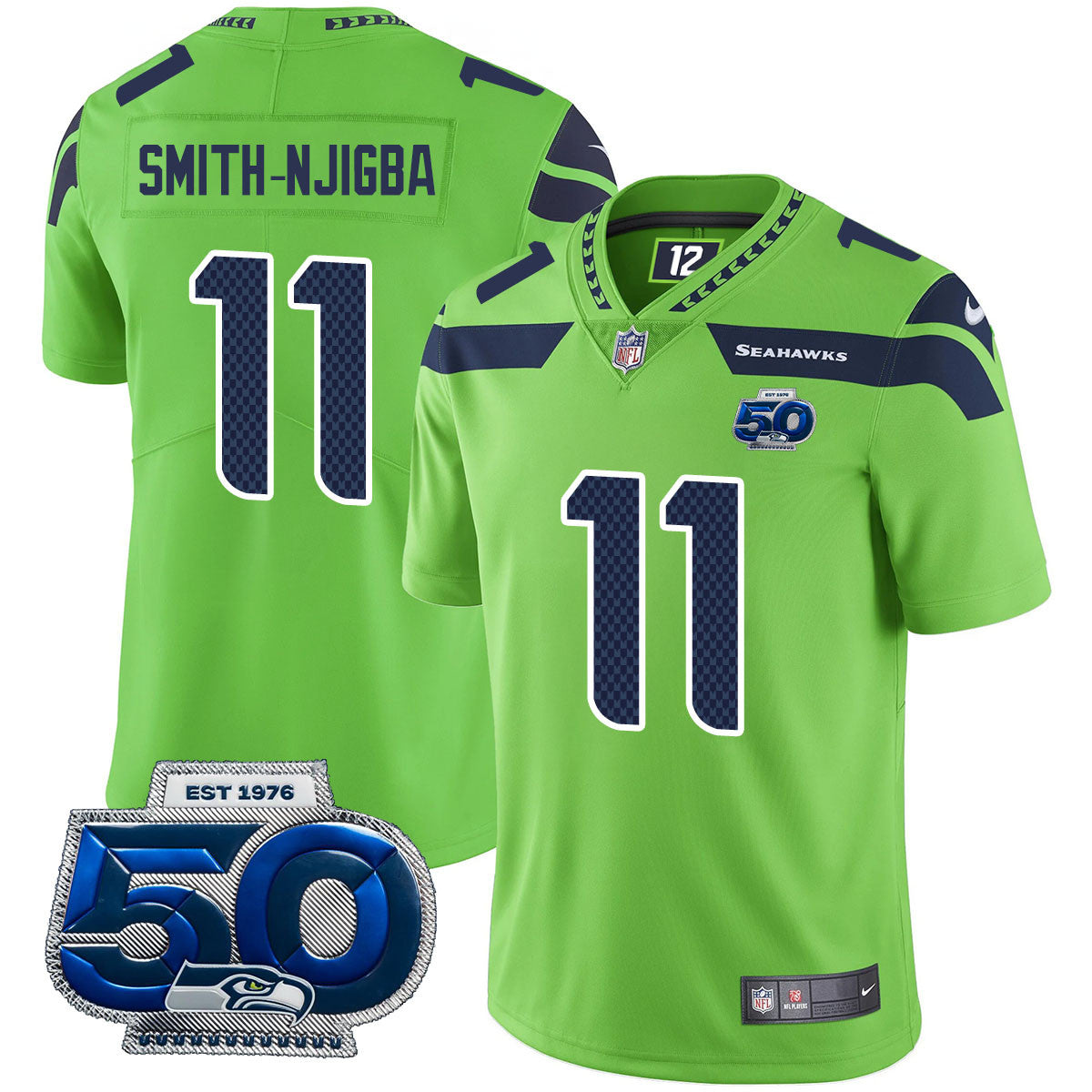 SEA 50th Season Vapor Limited Jersey - All Stitched