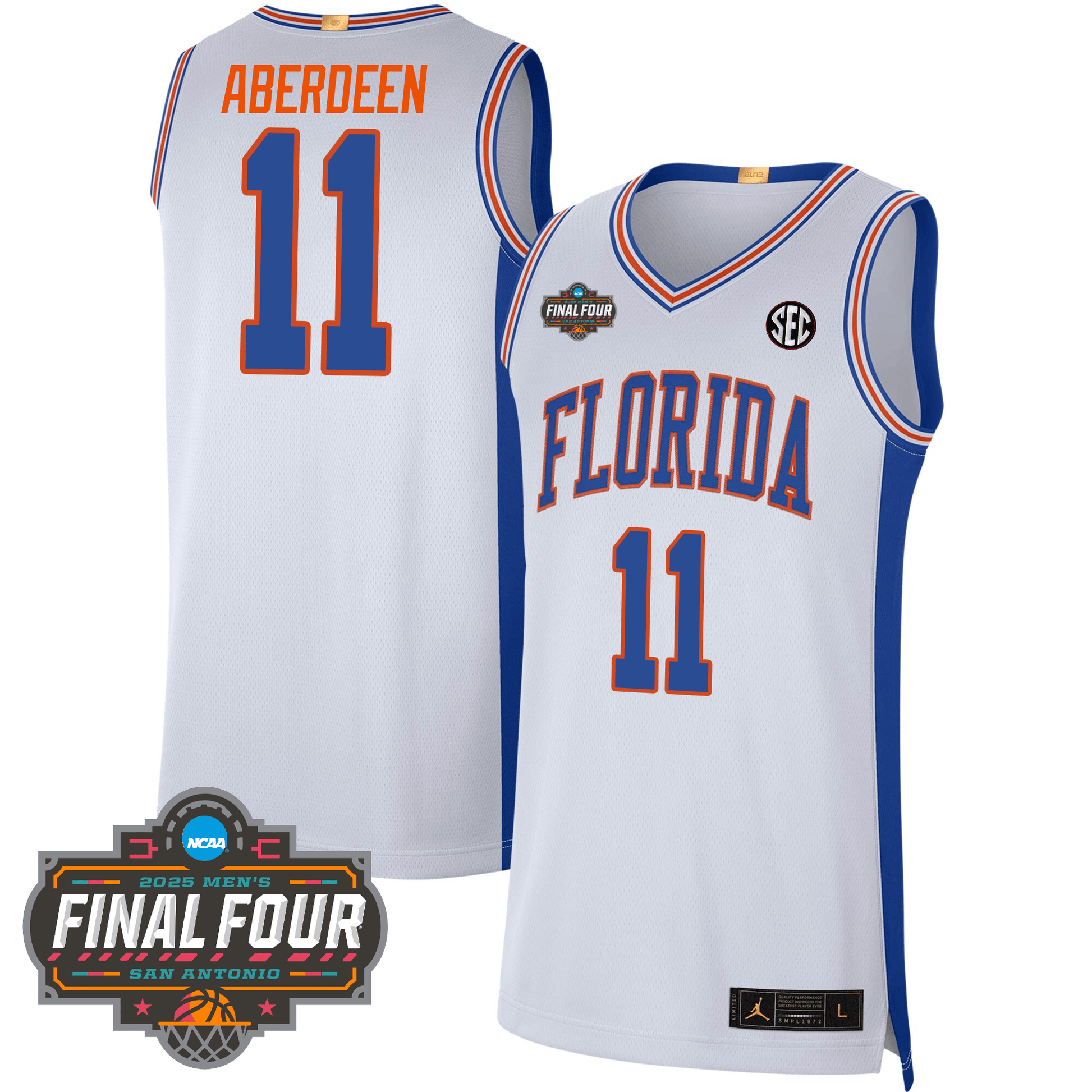 Florida Gators Men's Basketball 24/25 Jersey - Final Four Patch