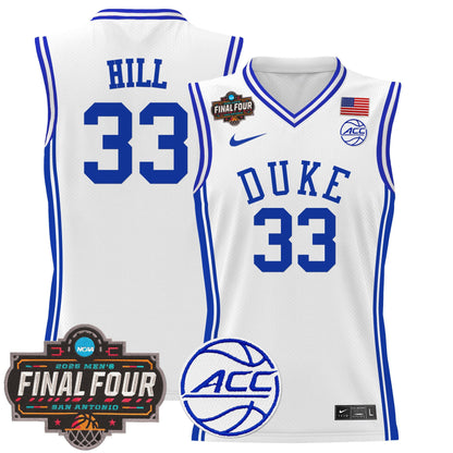 Men's Duke Blue Devils 2025 Final Four Patch Basketball Jersey - All Stitched