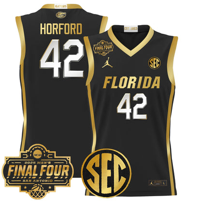 Men's Florida Gators 2025 Final Four Patch Basketball Jersey - All Stitched