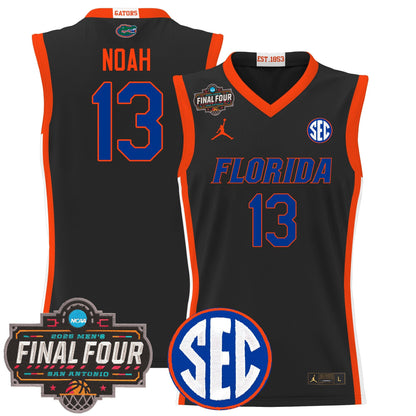 Men's Florida Gators 2025 Final Four Patch Basketball Jersey - All Stitched