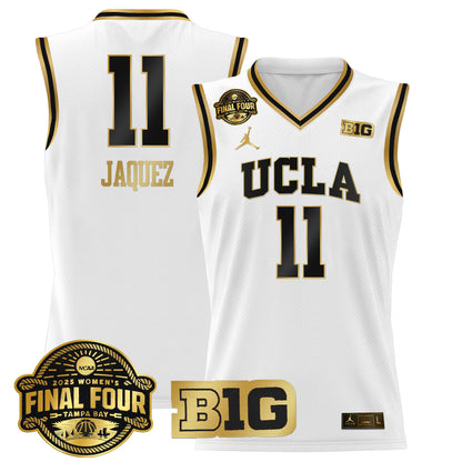 Men's Size - UCLA Bruins 2025 Big Ten Women's Final Four Patch Lightweight Basketball Jersey - All Stitched