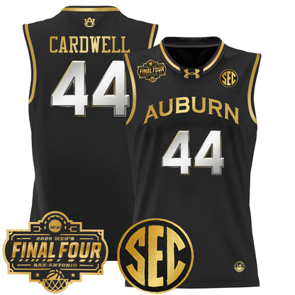 Men's Auburn Tigers 2025 Final Four Patch Lightweight Basketball Jersey - All Stitched