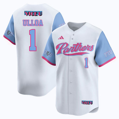 Men's FIU Baseball 2025 'Vice U' Jersey - All Stitched