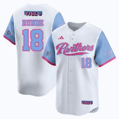 Men's FIU Baseball 2025 'Vice U' Jersey - All Stitched