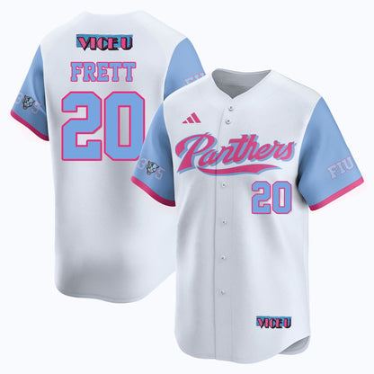Men's FIU Baseball 2025 'Vice U' Jersey - All Stitched