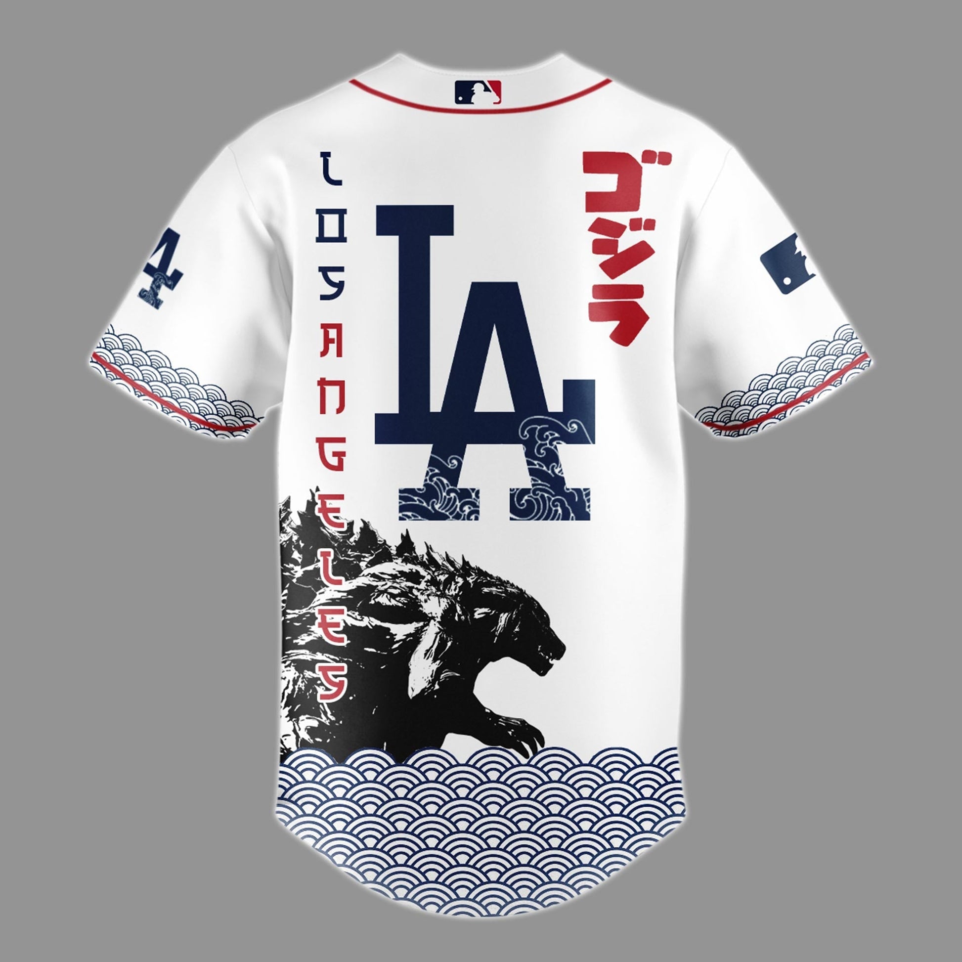 Godzilla x Los Angeles Dodgers Japan Edition Jersey