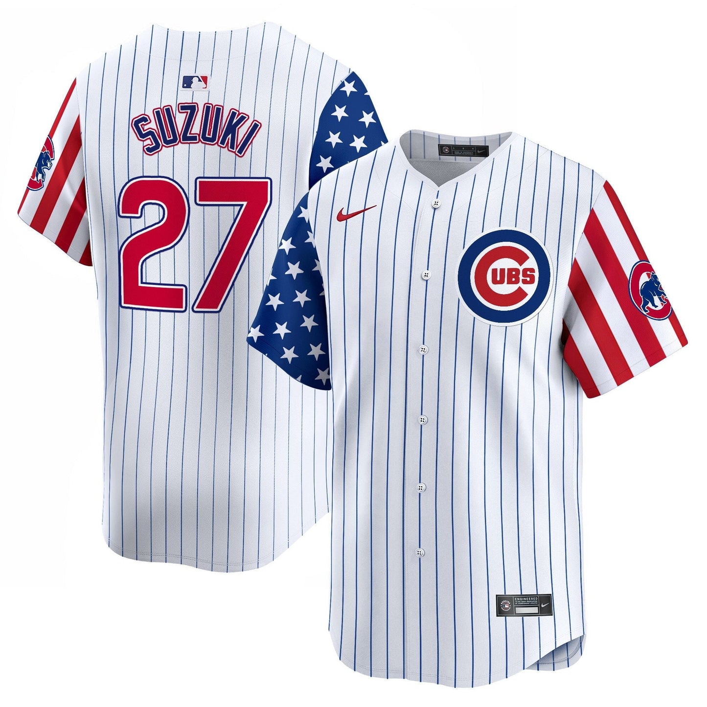 Men's Chicago Cubs 2025 Memorial Day Vapor Premier Limited Jersey - All Stitched