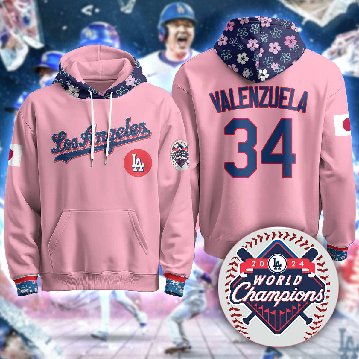 LAD Japanese Heritage Night Hoodie - All Stitched