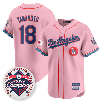 Men's Los Angeles Dodgers Japanese Heritage Night Jersey - All Stitched