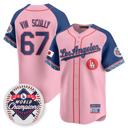 Men's Los Angeles Dodgers Japanese Heritage Night Jersey - All Stitched