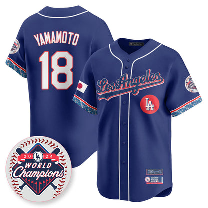 Men's Los Angeles Dodgers Japanese Heritage Night Jersey - All Stitched