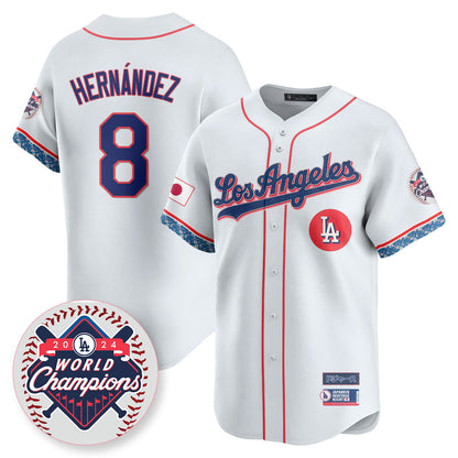 Men's Los Angeles Dodgers Japanese Heritage Night Jersey - All Stitched