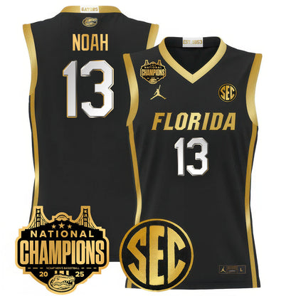 Men's Florida Gators 2025 National Champions Basketball Jersey - All Stitched