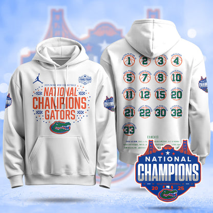 Florida Gators 2025 National Champions Basketball Hoodie N2 - Printed