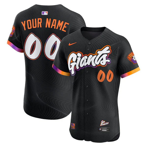 San Francisco Giants 2025 City Connect Vapor Premier Limited Custom Jersey - All Stitched