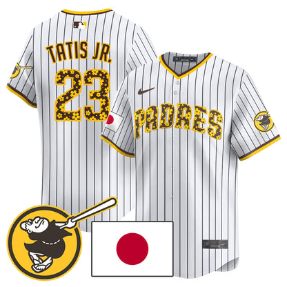 Men's San Diego Padres Japanese Heritage Jersey - All Stitched
