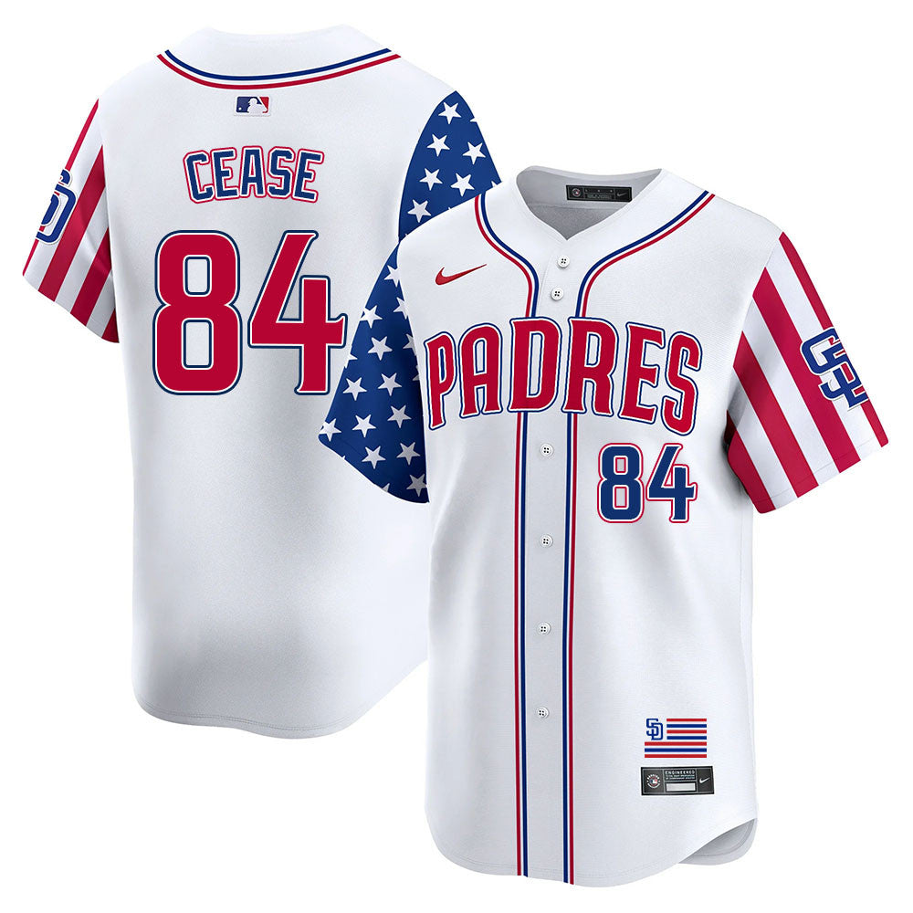 Men's San Diego Padres Independence Day Jersey - All Stitched