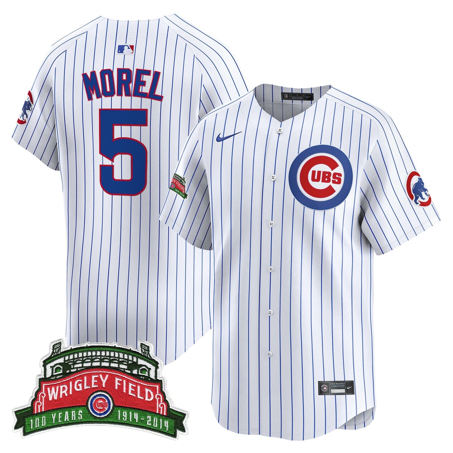 Men's Chicago Cubs Wrigley Field Style Vapor Premier Limited Jersey - All Stitched