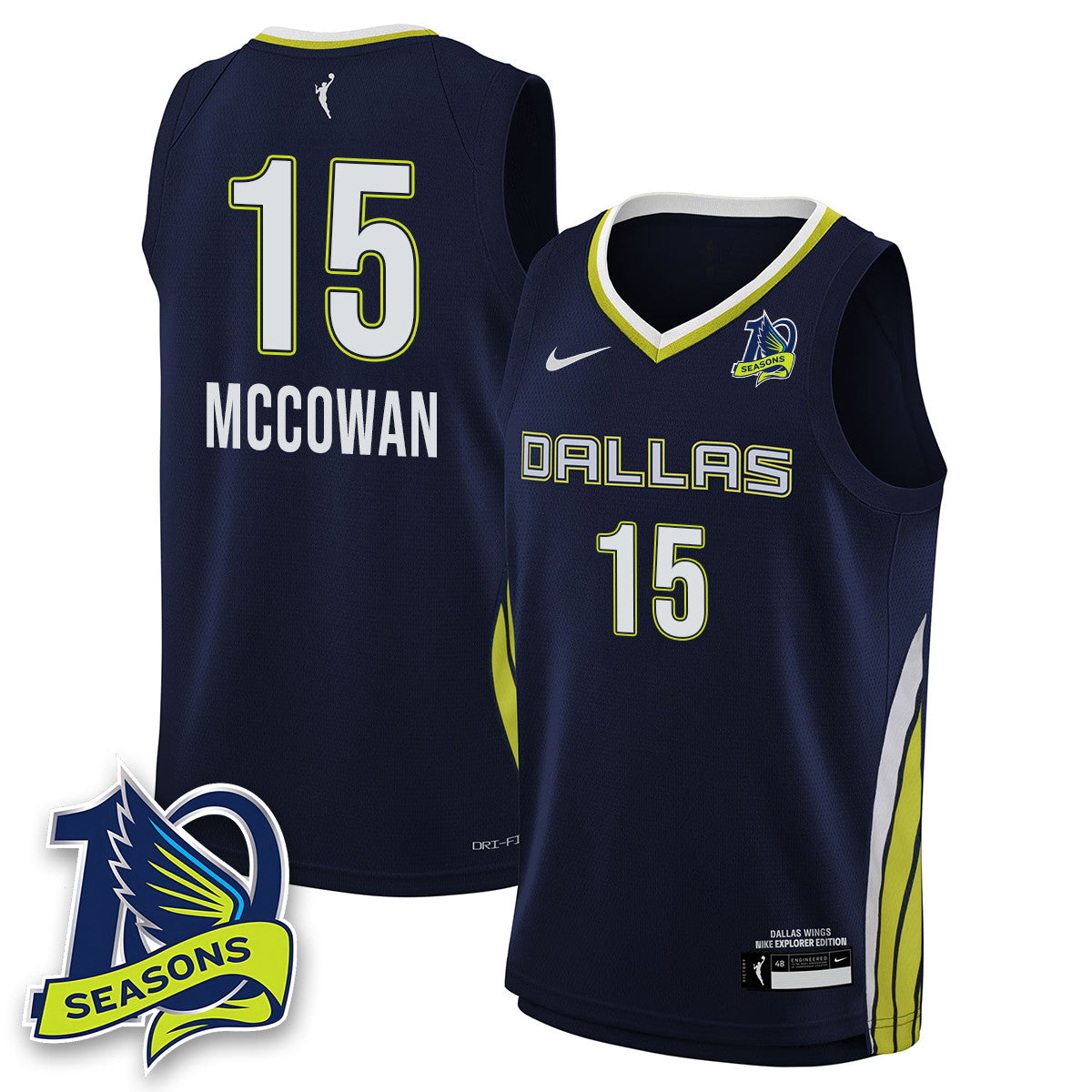 Men's Dallas Wings 2025 Limited Jersey - All Stitched