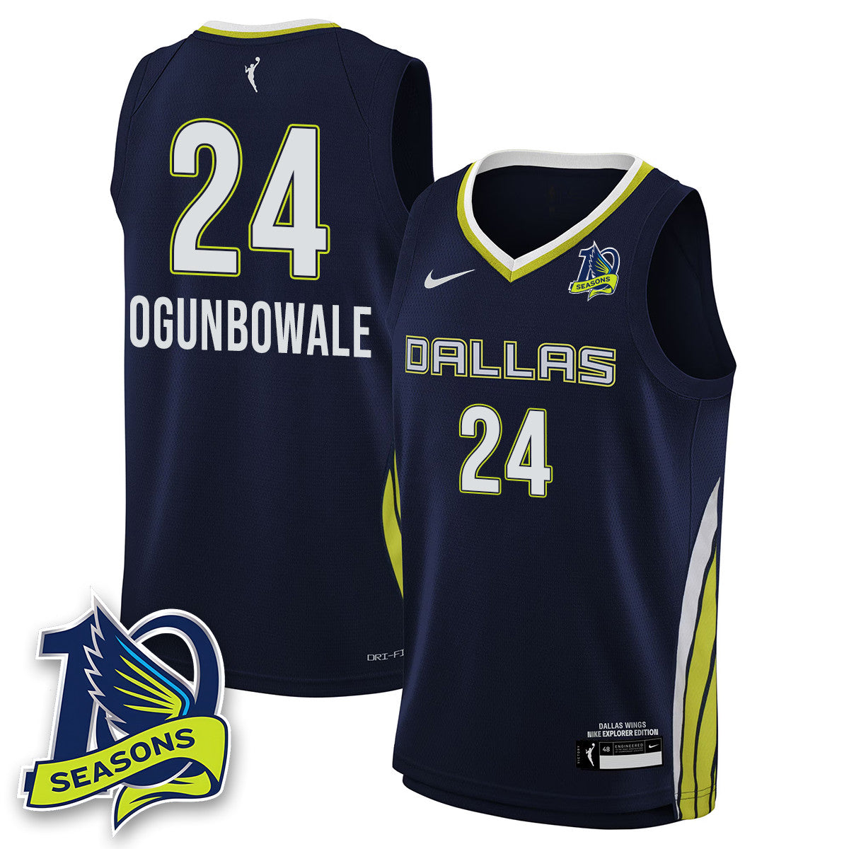 Men's Dallas Wings 2025 Limited Jersey - All Stitched