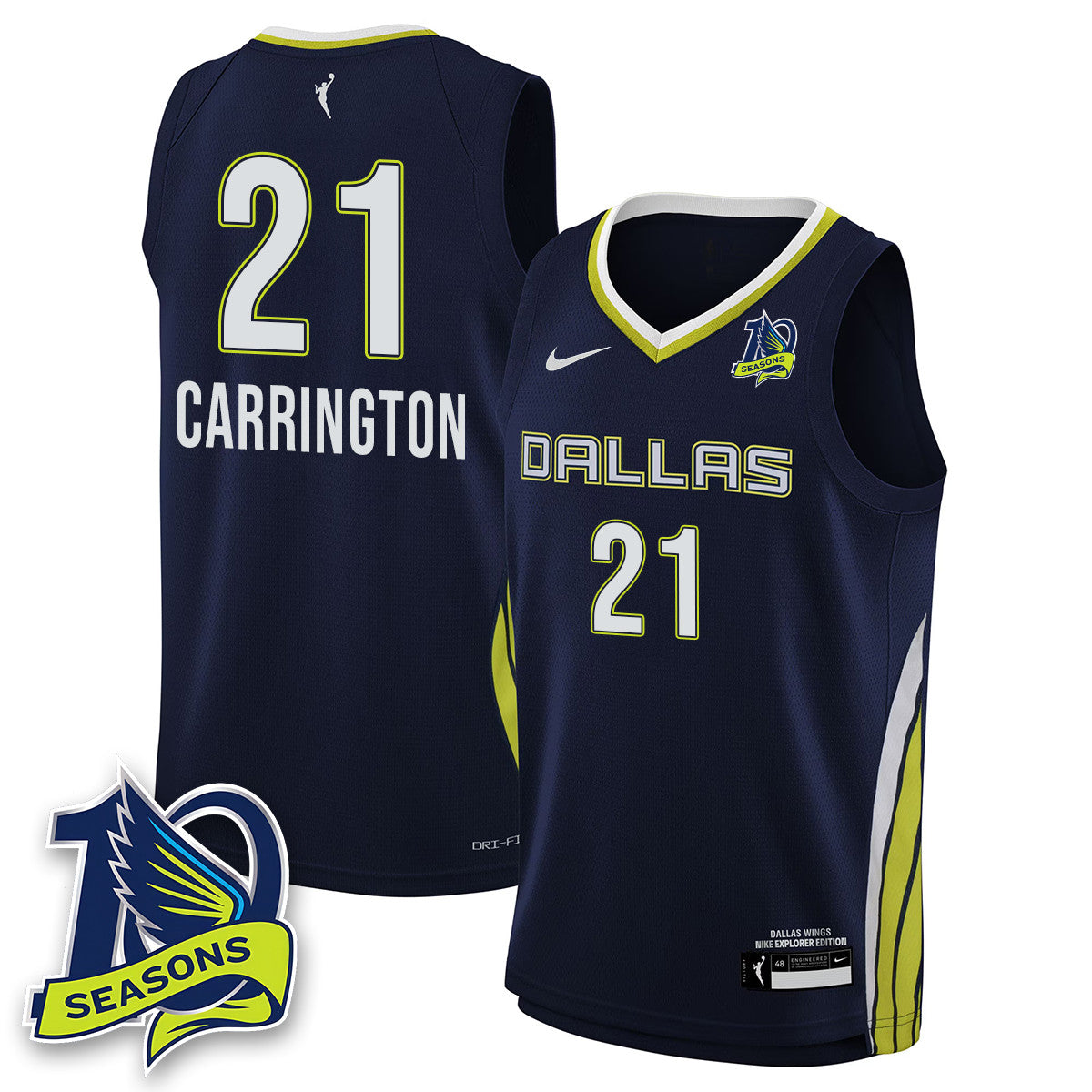Men's Dallas Wings 2025 Limited Jersey - All Stitched
