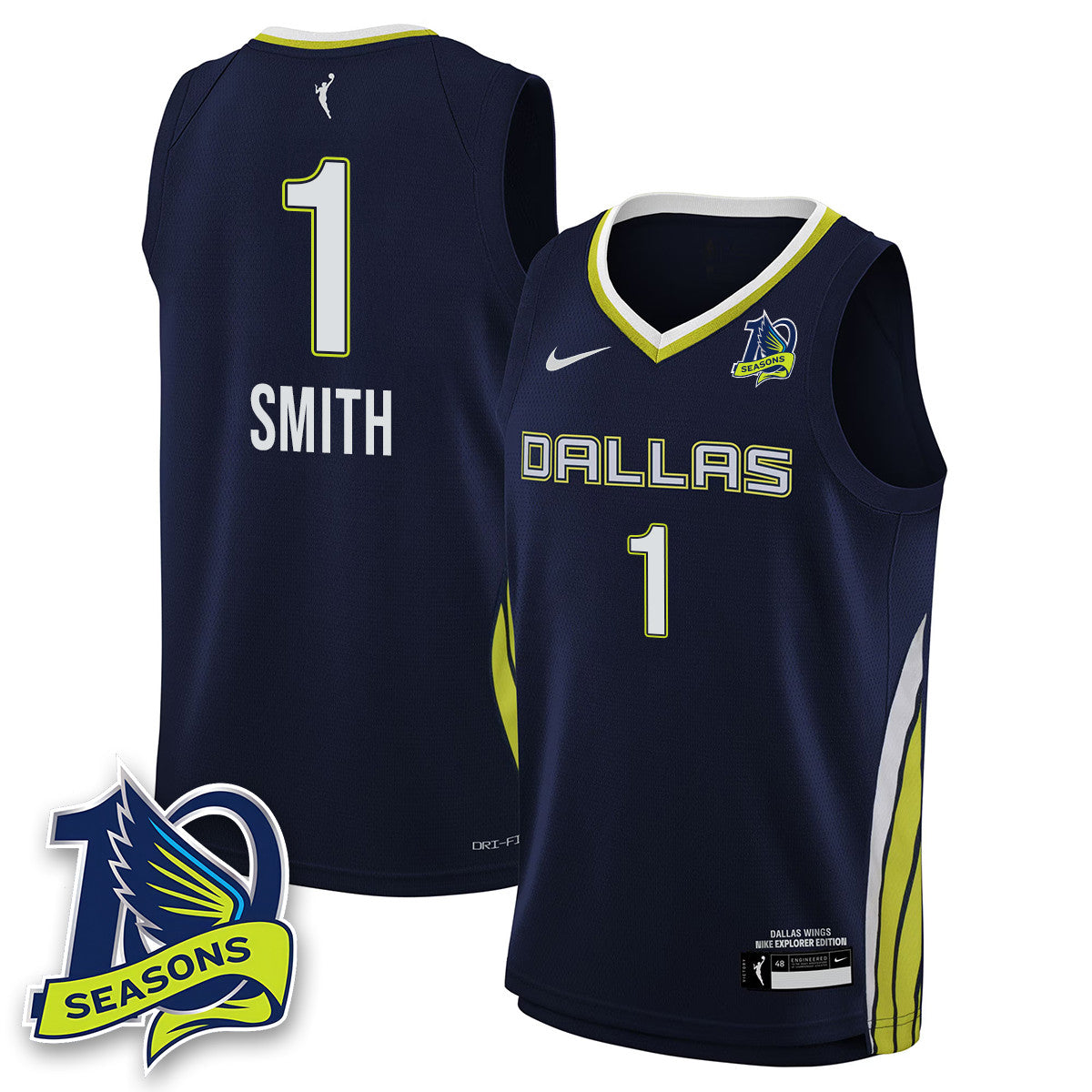 Men's Dallas Wings 2025 Limited Jersey - All Stitched