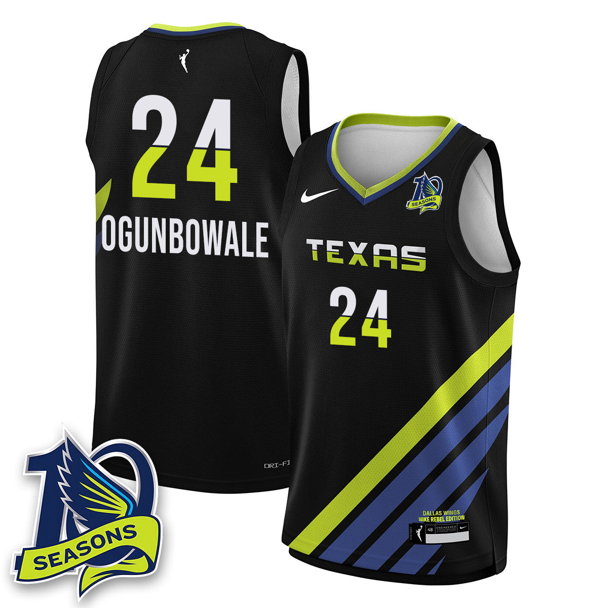Men's Dallas Wings 2025 Limited Jersey - All Stitched