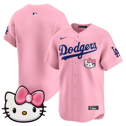 Unisex Dodgers 2025 Hello Kitty Vapor Premier Limited Jersey – All Stitched