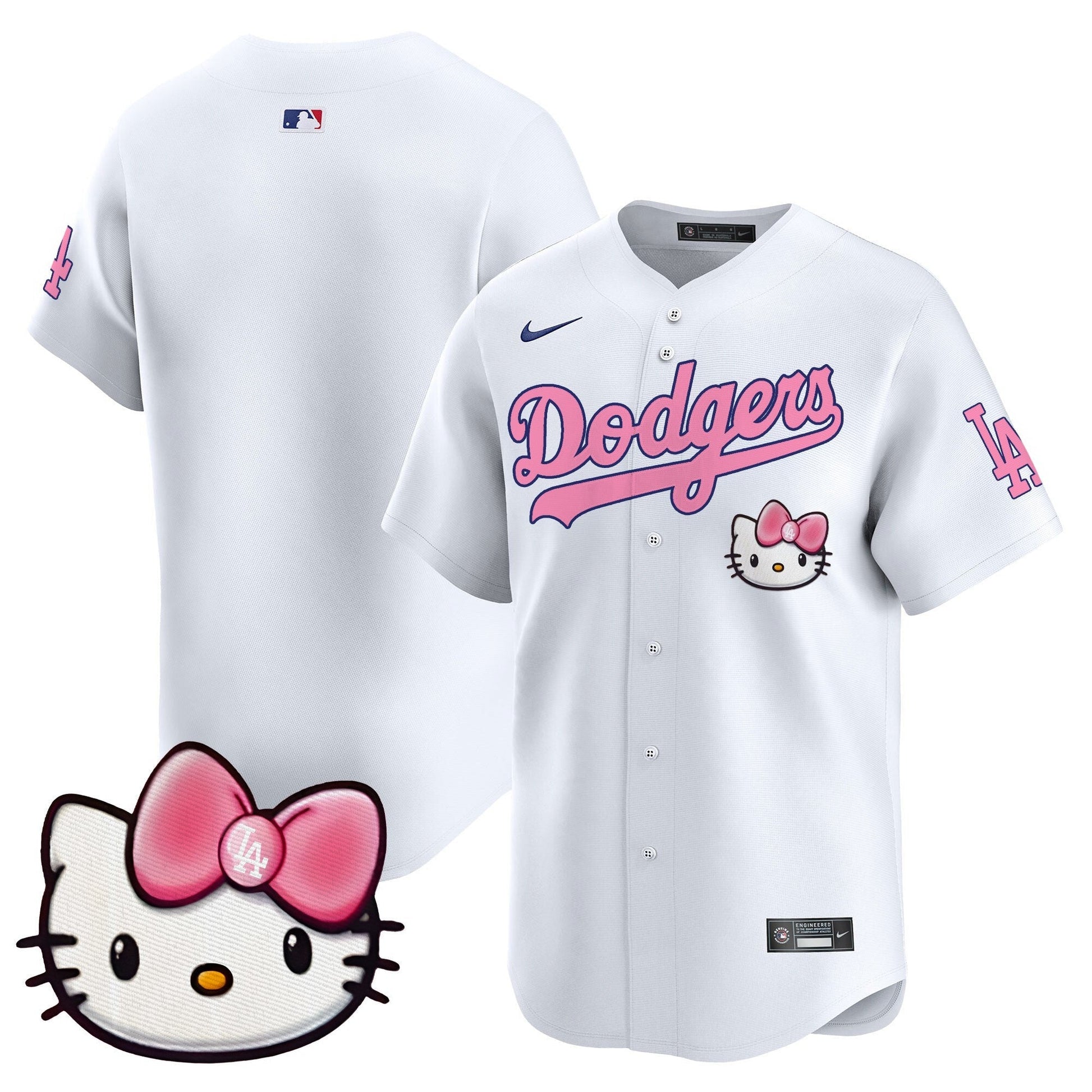 Unisex Dodgers 2025 Hello Kitty Vapor Premier Limited Jersey – All Stitched