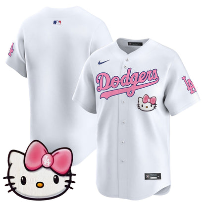 Unisex Dodgers 2025 Hello Kitty Vapor Premier Limited Jersey – All Stitched