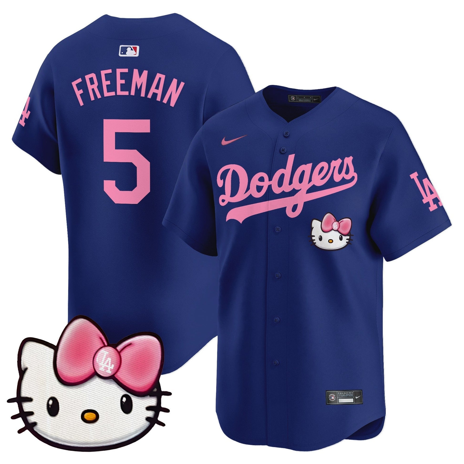 Unisex Dodgers 2025 Hello Kitty Vapor Premier Limited Jersey – All Stitched