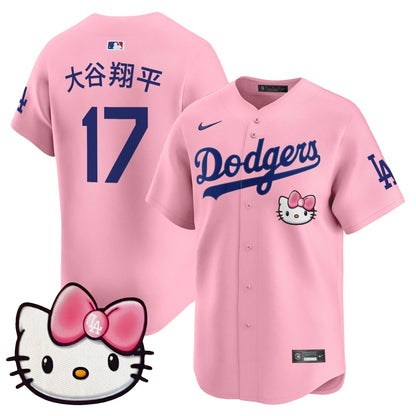 Unisex Dodgers 2025 Hello Kitty Vapor Premier Limited Jersey – All Stitched