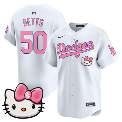 Unisex Dodgers 2025 Hello Kitty Vapor Premier Limited Jersey – All Stitched