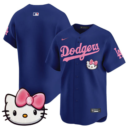 Unisex Dodgers 2025 Hello Kitty Vapor Premier Limited Jersey – All Stitched
