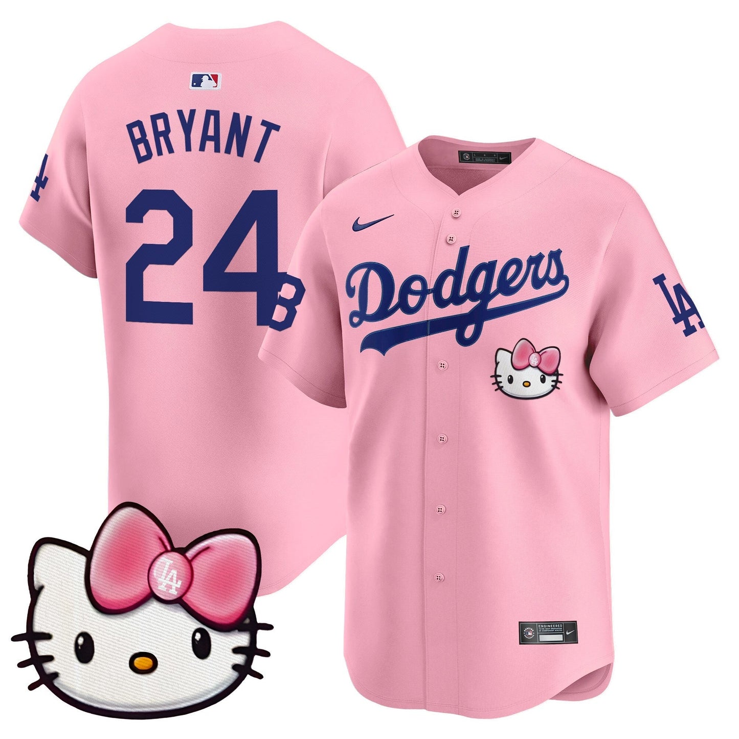 Unisex Dodgers 2025 Hello Kitty Vapor Premier Limited Jersey – All Stitched