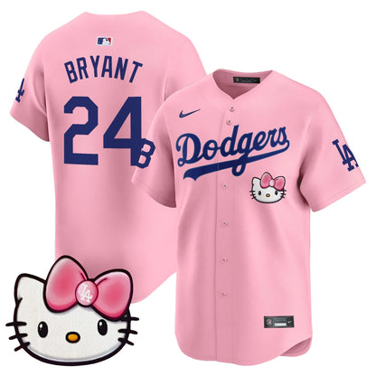 Unisex Dodgers 2025 Hello Kitty Vapor Premier Limited Jersey – All Stitched