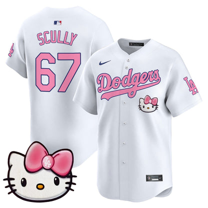 Unisex Dodgers 2025 Hello Kitty Vapor Premier Limited Jersey – All Stitched