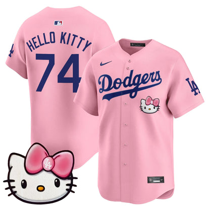 Unisex Dodgers 2025 Hello Kitty Vapor Premier Limited Jersey – All Stitched
