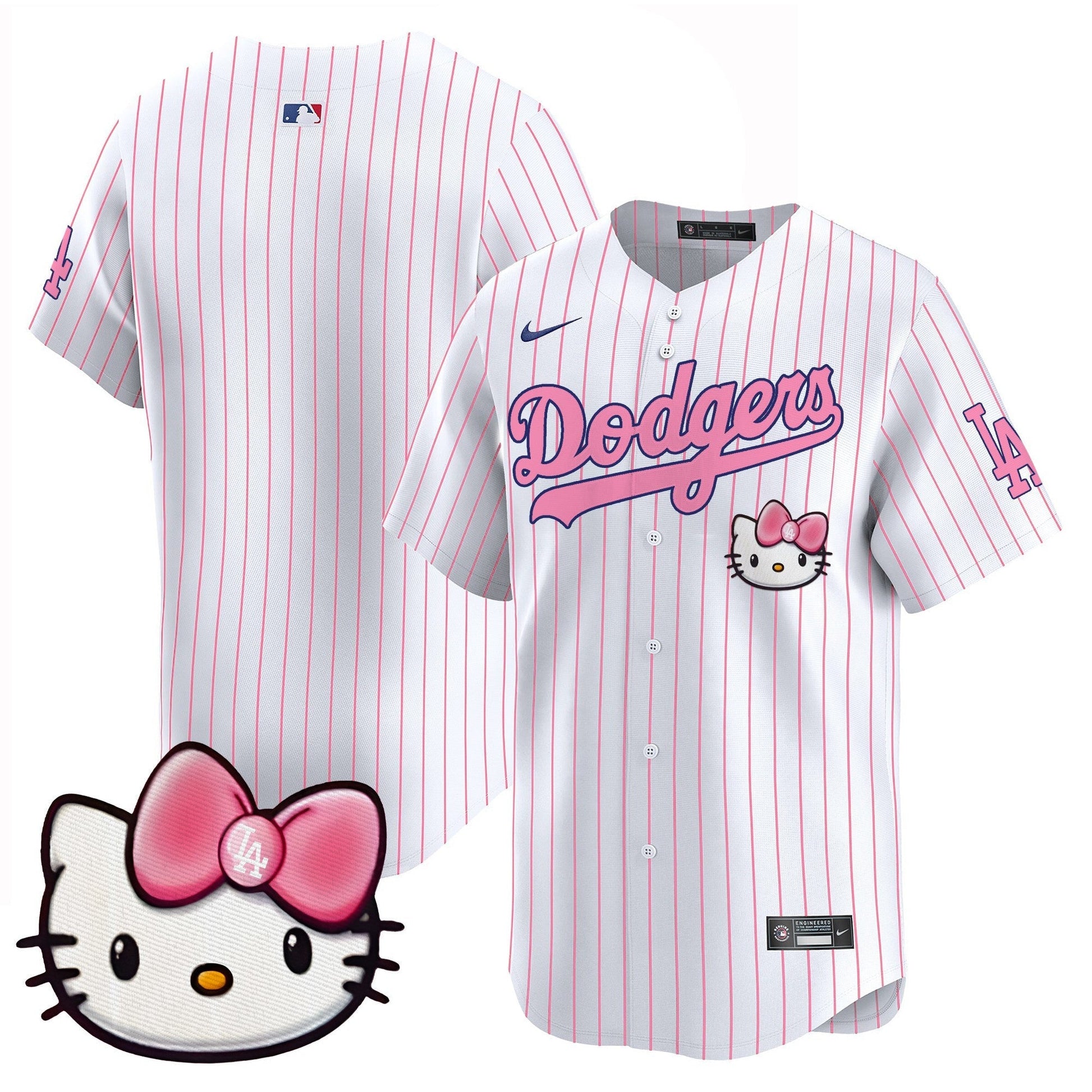 Unisex Dodgers 2025 Hello Kitty Vapor Premier Limited Jersey – All Stitched