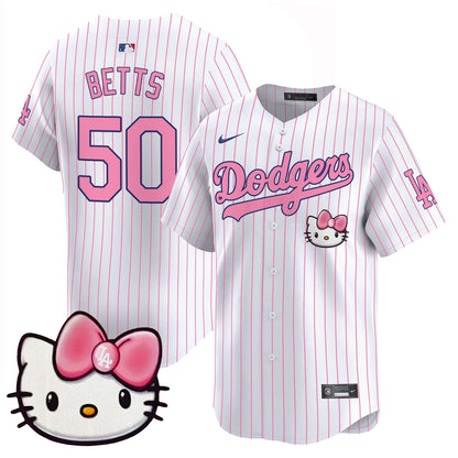 Unisex Dodgers 2025 Hello Kitty Vapor Premier Limited Jersey – All Stitched