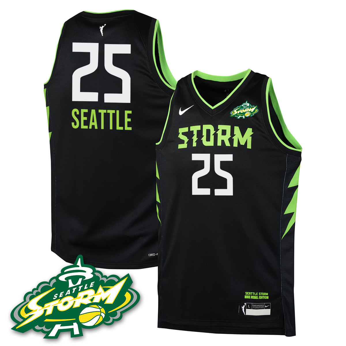 Men's Seattle Storm 2025 Vapor Limited Jersey - All Stitched