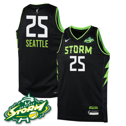 Men's Seattle Storm 2025 Vapor Limited Jersey - All Stitched
