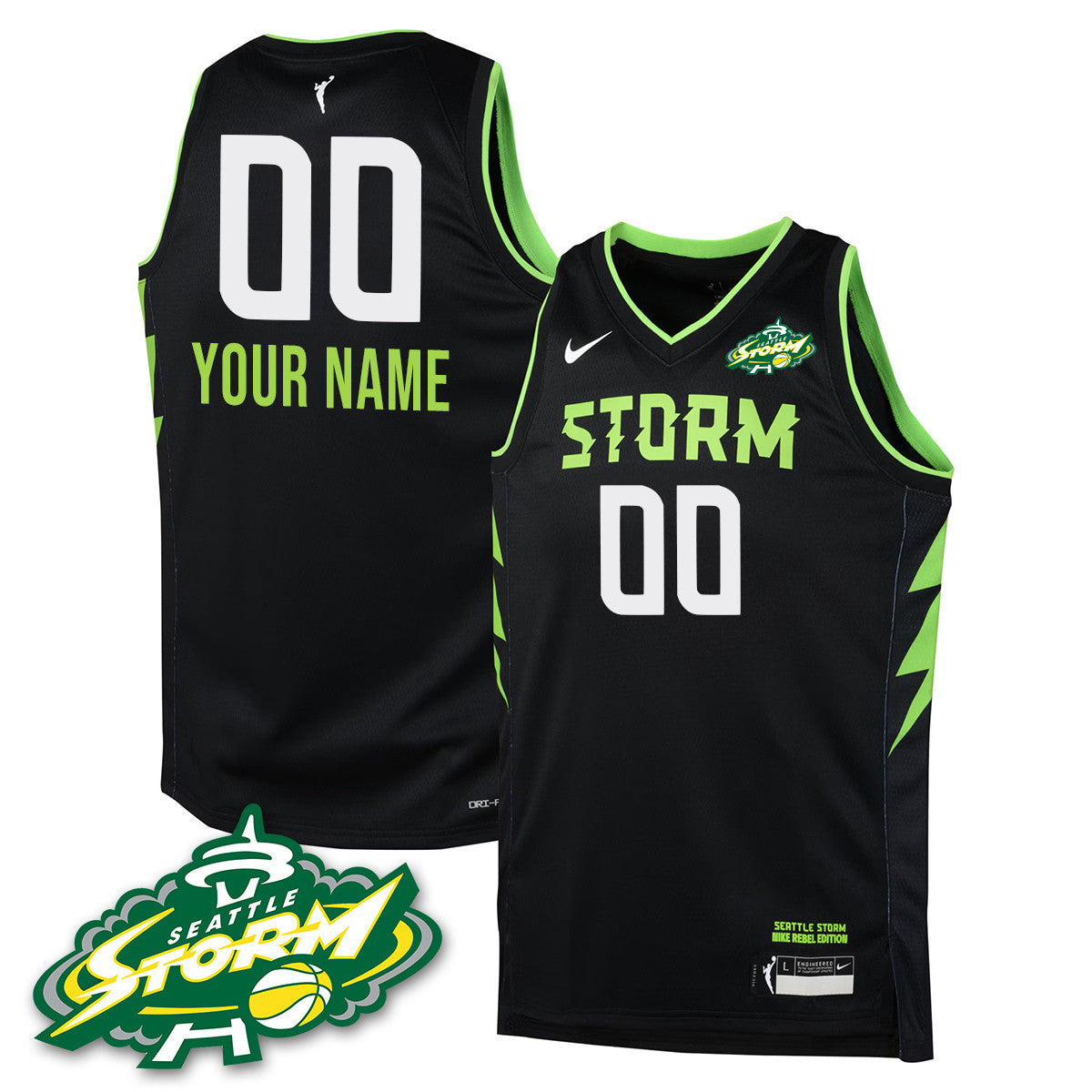 Men's Seattle Storm 2025 Vapor Limited Jersey - All Stitched